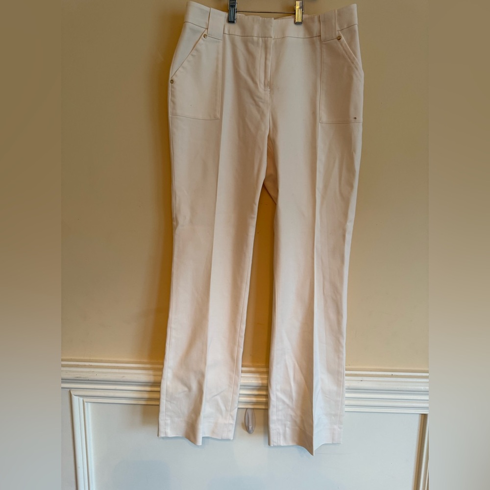 Etcetera Cream Trousers Sz 10 fits like‎ Sz 8
